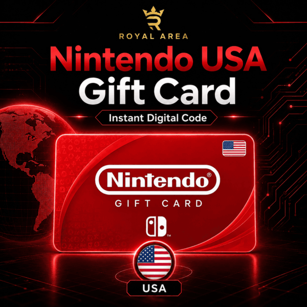 بطاقة Nintendo أمريكية – كود رقمي
