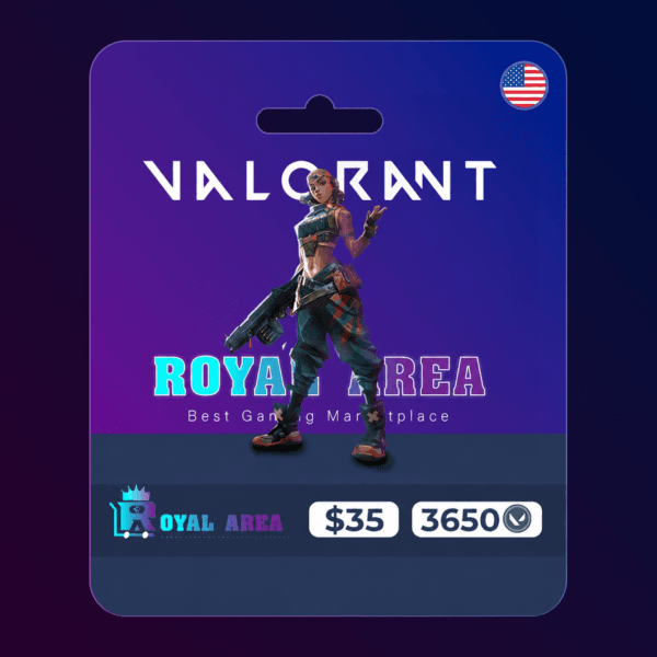 Valorant 3650 VP Gift Card US