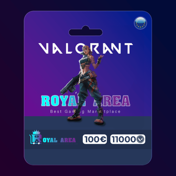 VALORANT 11000 VP EU Gift Card VALORANT 11000 VP Gift Card €100 EU digital code