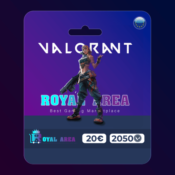 VALORANT 2050 VP EU Gift Card VALORANT 2050 VP Gift Card €20 EU digital code