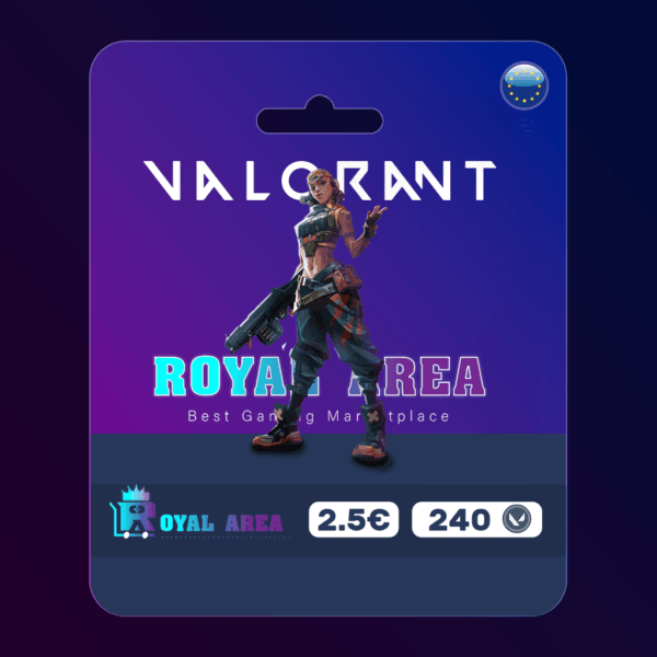 VALORANT 240 VP EU Gift Card VALORANT 240 VP Gift Card €2.50 EU digital code